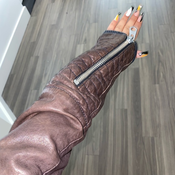 G-Star Biker Leather Jacket - Picture 7 of 7